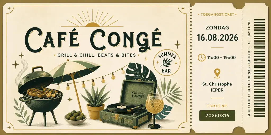 Ticket Café Congé