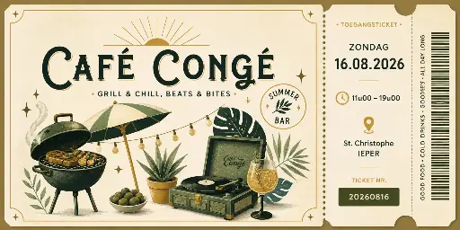 Ticket Café Congé